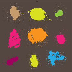 Colorful Grunge Splashes