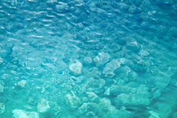 crystal clear water