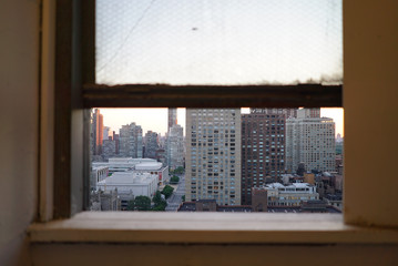 Fototapeta na wymiar Fenster New York City 