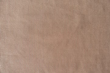 Cream colored plain polyester fabric from above