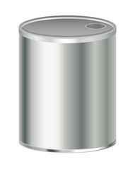 Metallic Container Vector