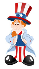 Young Uncle Sam Character
