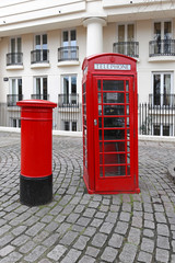 Phone booth and Post Box London