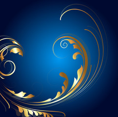 Golden Flourish Backdrop