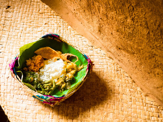 authentic traditional style curry meal