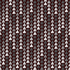 Seamless pattern with grey triangles. Vector template for packing, fabric, covers.