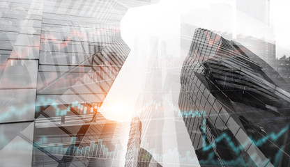 Modern business lifestyle. Mixed media