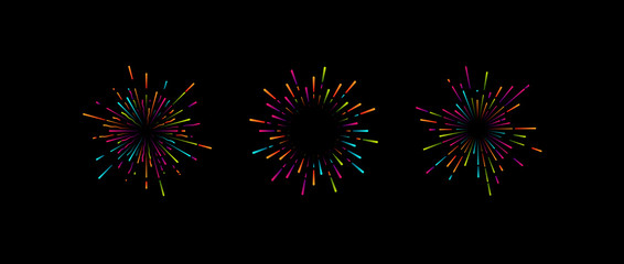 Starburst or sunburst collection.