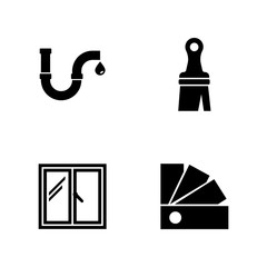 Worker toolbox. Simple Related Vector Icons Set for Video, Mobile Apps, Web Sites, Print Projects and Your Design. Black Flat Illustration on White Background.