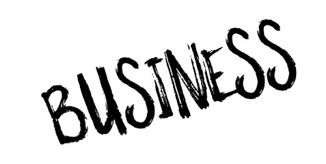 Business rubber stamp. Grunge design with dust scratches. Effects can be easily removed for a clean, crisp look. Color is easily changed.