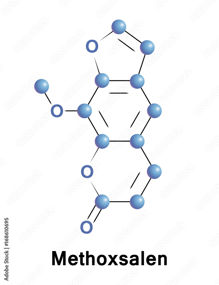 Poster methoxsalen dermatology drug