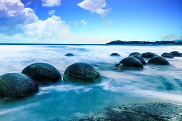 Foto op Canvas Moeraki boulders © Fyle