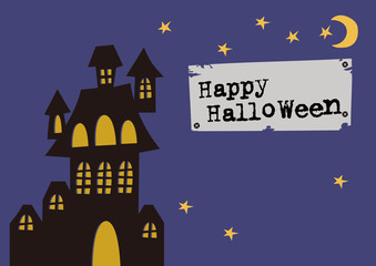 ハローウィン　カード　イラスト