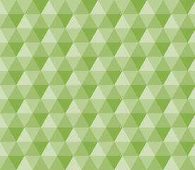 Greenery polygon geometric seamless pattern background . Trend color 2017