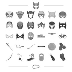 sport, business, health and other web icon in black style., games, cinematography, blacks icons in set collection. © pandavector