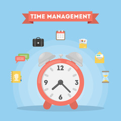 Time management concept.