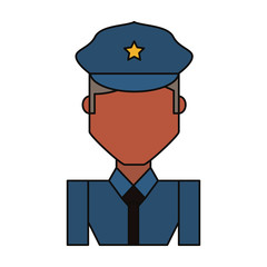 Police officer cartoon