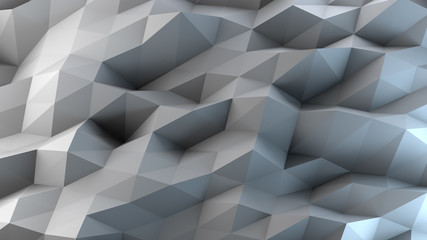 Abstract gray and blue background. 3D rendering.