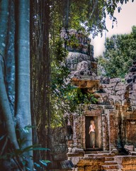 Travel Adventure Exploring Temples in Cambodia Exotic Destination 