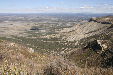 Fototapeta na wymiar Beautiful landscape of Mesa Verde national park, Colorado, USA.