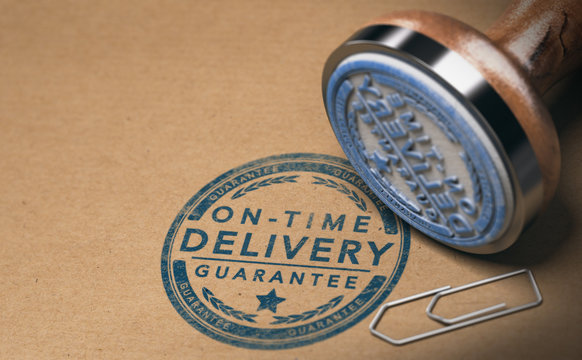 Courier Service, Image of On Time Delivery Guarantee