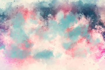 Abstract watercolor texture background. Oil painting style wallpaper.	