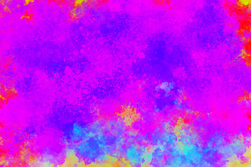 Abstract colorful texture background. Painting style beautiful clouds wallpaper.