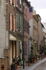 Fototapeta na wymiar Old Philadelphia Street