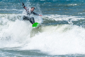 Obraz premium Kite Surfer on a sunny day