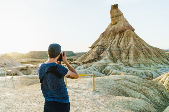 Photographer Shooting Cliff