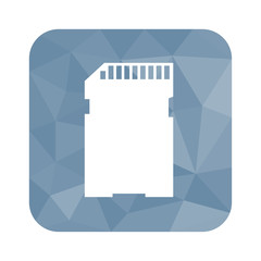 Low Poly Button - SD-Karte