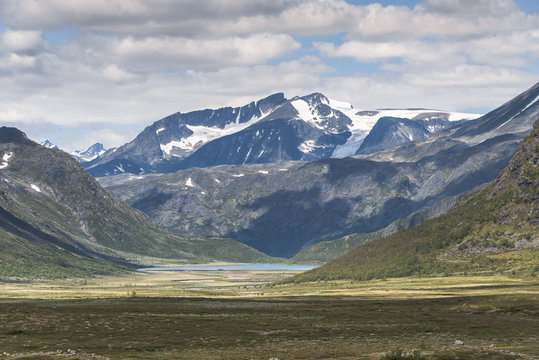 small fjord in noway near the valdresflya road