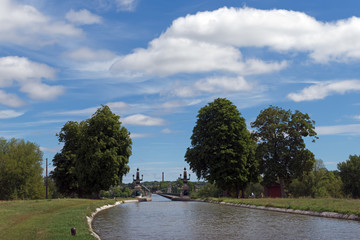 Pont canal de Briare dans le Loiret