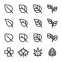 Leaf Vector Icons