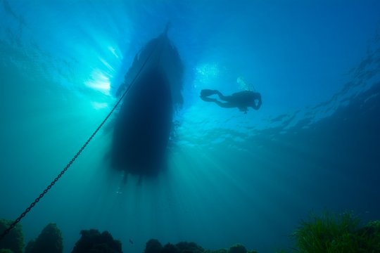  plongeur en bouteille