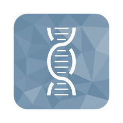 Low Poly Button - DNA-Strang