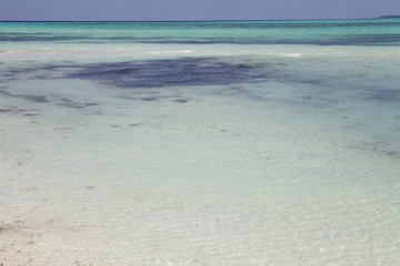 Tropical lagoon Maldives