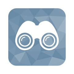 Low Poly Button - Fernglas