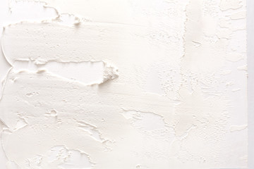 White wall with plaster pattern background