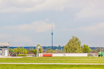 Obraz premium TV Tower of Stuttgart (Stuttgarter Fernsehturm) - foresight view