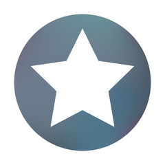 Farbiger Button - Stern