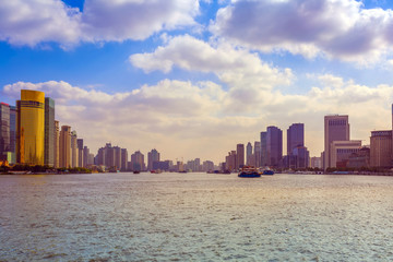 Architectural scenery and skyline of Shanghai