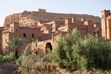 Fototapeta na wymiar Morocco fortified city of Ait Benhaddou