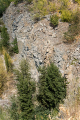 Fototapeta na wymiar Granite-steppe lands
