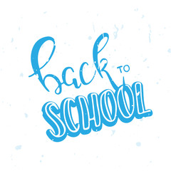 Back to school vector illustration. Back to school calligraphy background. Back to school lettering typography poster. Good for banners, covers, card, sale