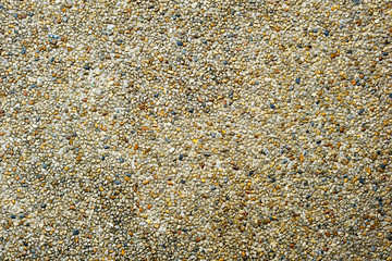 sand stone pebbles surface texture of the floor background. construction concept.