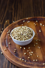 Coriander seeds spice