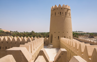 Old castle in Abu Dhabi 