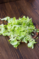 Fototapeta premium Green salad leaves