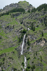 Höchster Wasserfall im Allgäu im Oytal bei Oberstdorf